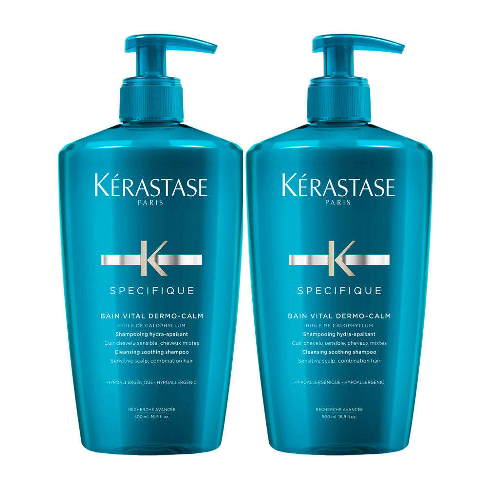 Kerastase Specifique Bain Vital Dermo-Calm Shampoo 500ml x2
