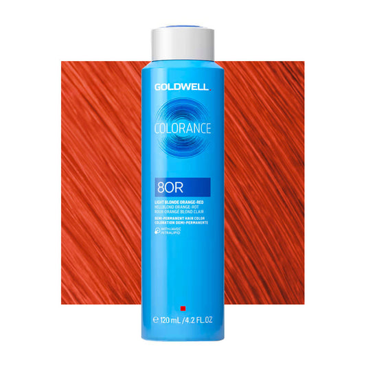 8OR Biondo chiaro arancio rosso Goldwell Colorance Warm reds can 120ml