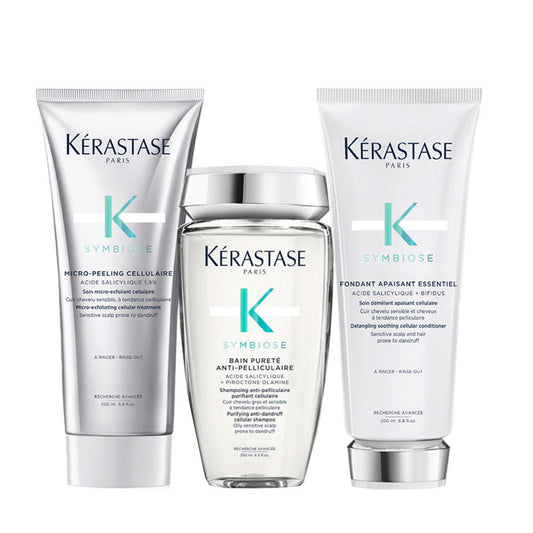 Kerastase Symbiose: Micro-Peeling, Bain Pureté, Fondant Trio