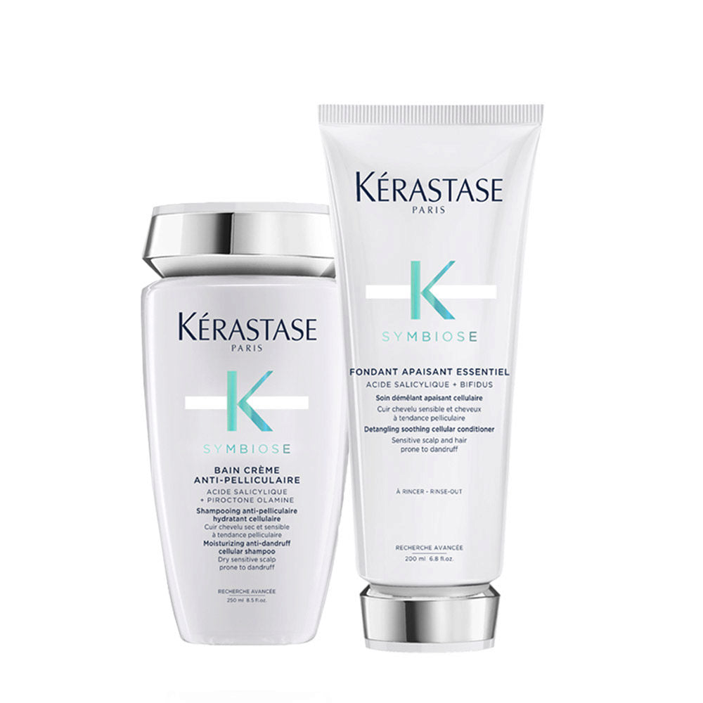 Kerastase Symbiose Anti-Pelliculaire Shampoo & Balsamo Lenitivo Essenziale