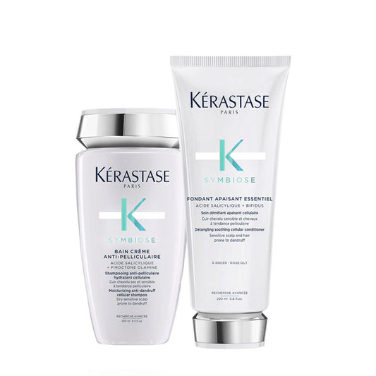 Kerastase Symbiose Anti-Pelliculaire Shampoo & Balsamo Lenitivo Essenziale