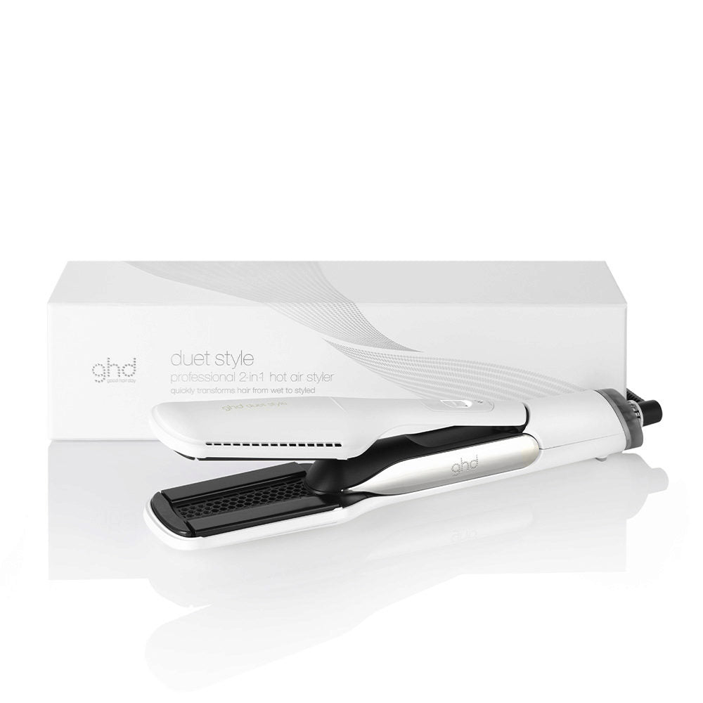 ghd Duet Style Bianca: Piastra ad Aria Calda 2-in-1 per Capelli