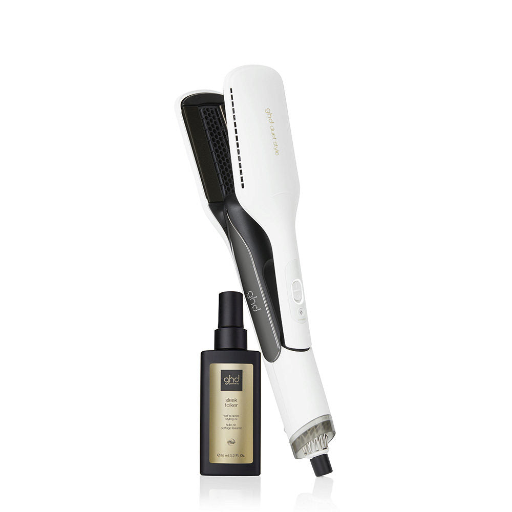 ghd Duet Style Bianca: Piastra ad Aria Calda 2-in-1 per Capelli