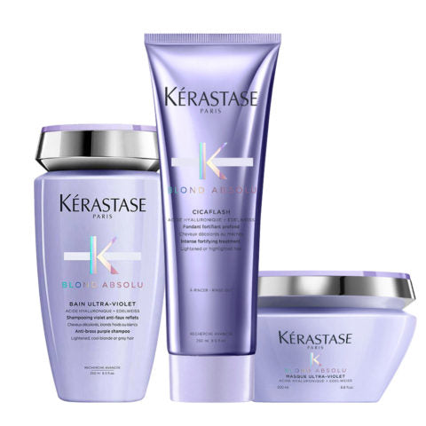 Kerastase Blond Absolu: Shampoo Illuminante e Maschera Ristrutturante per Capelli Biondi