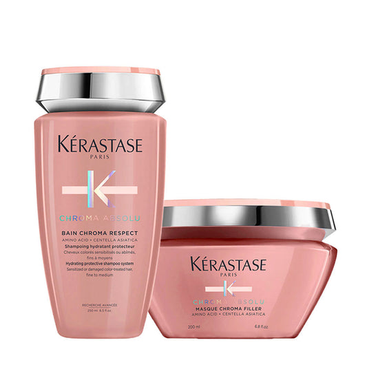 Kerastase Chroma Absolu Bain Respect & Masque Filler Duo