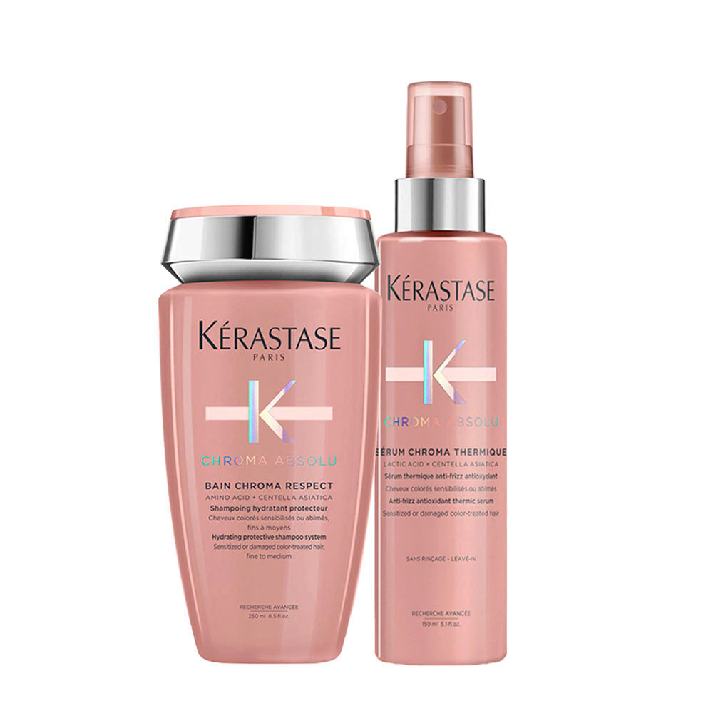 Kerastase Chroma Absolu: Shampoo Delicato e Siero Termico Protettivo