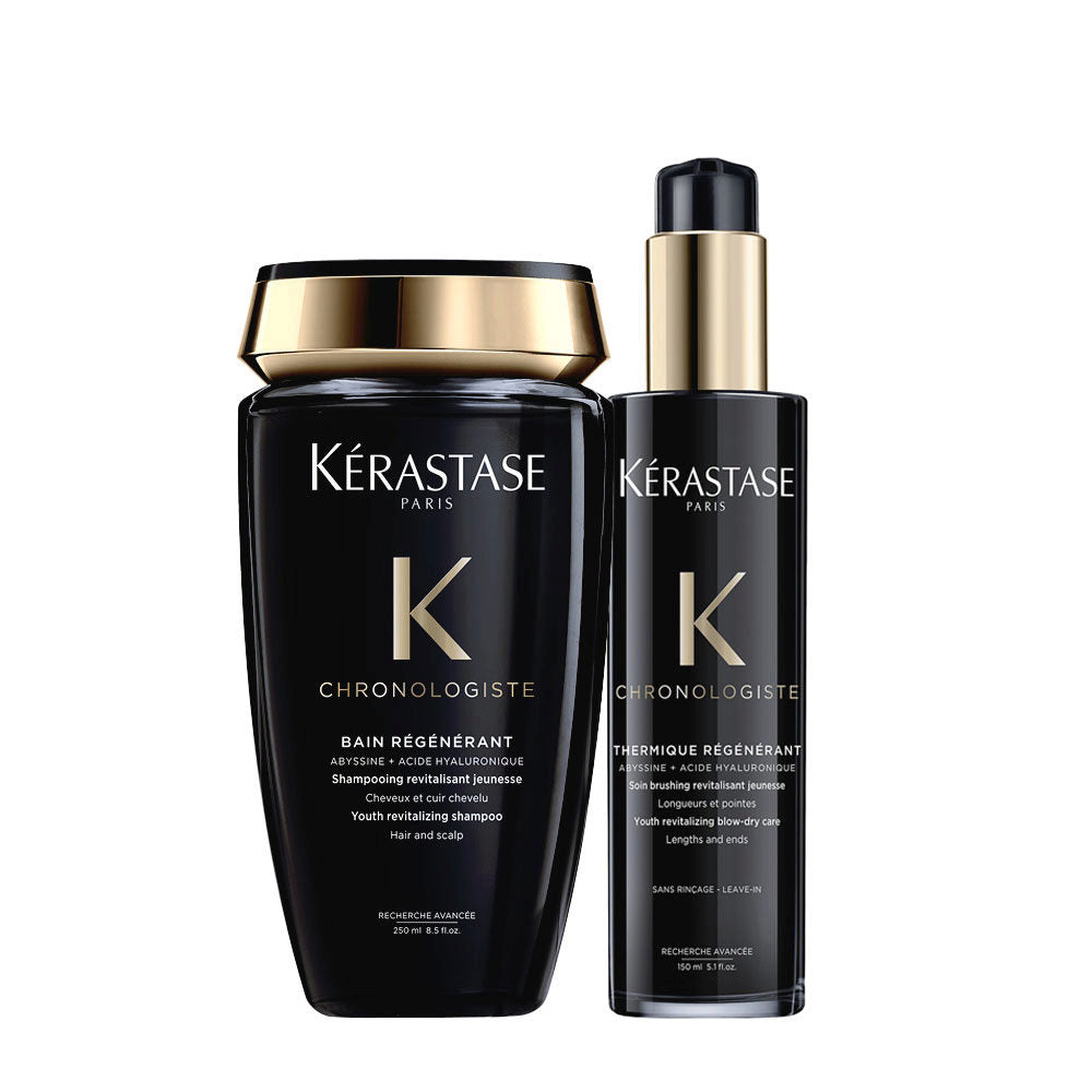 Kerastase Chronologiste: Shampoo Rigenerante e Termoprotettore Giovinezza Capelli