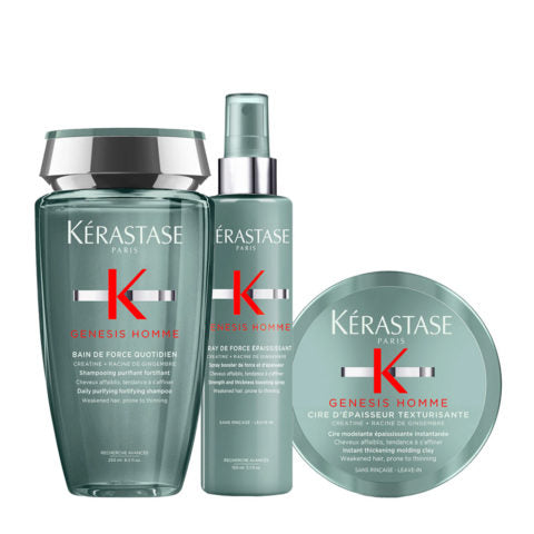 Kerastase Genesis Homme: Siero Anti-Caduta & Shampoo Ispessente per Uomo
