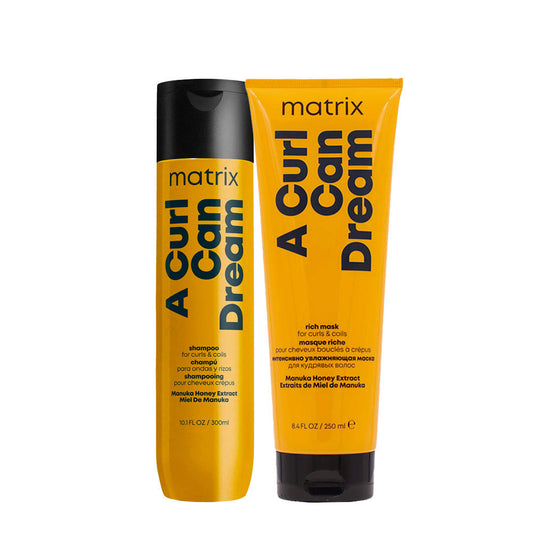 Matrix A Curl Can Dream Shampoo 300ml & Mask 250ml Set