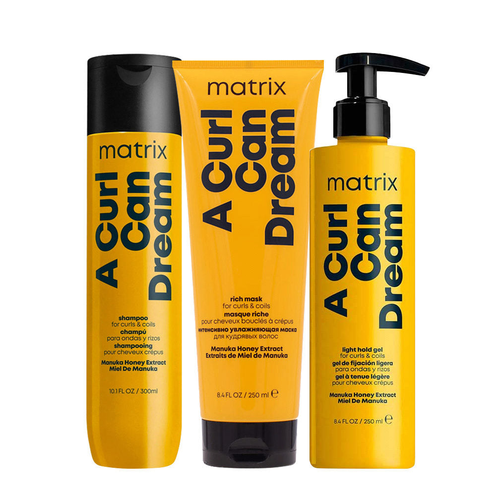 Matrix Haircare A Curl Can Dream Kit: Shampoo, Maschera e Gel