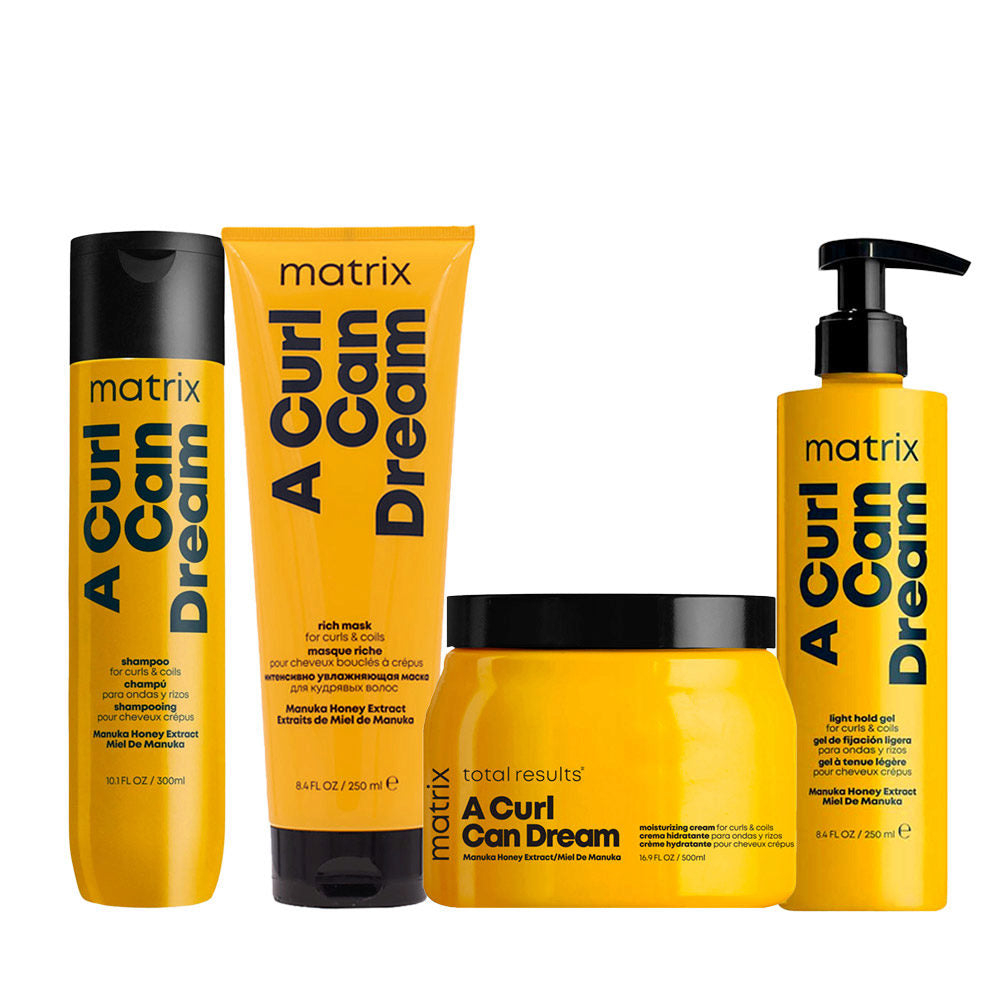 Matrix A Curl Can Dream Set: Shampoo, Maschera, Crema e Gel