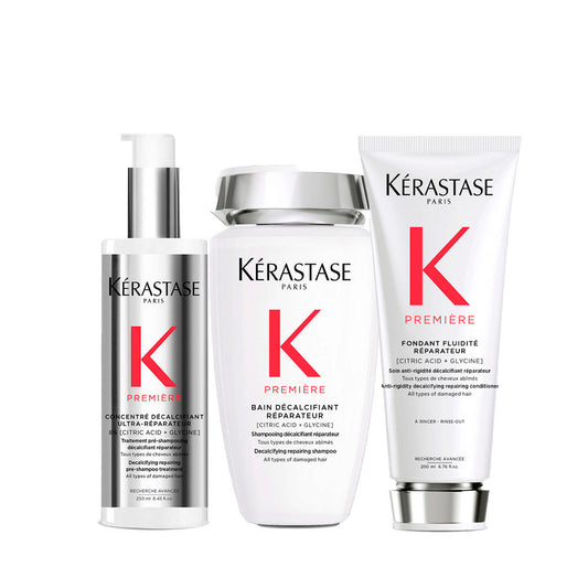 Kerastase Première Kit Decalcificante Riparatore Capelli Danneggiati 3x250ml