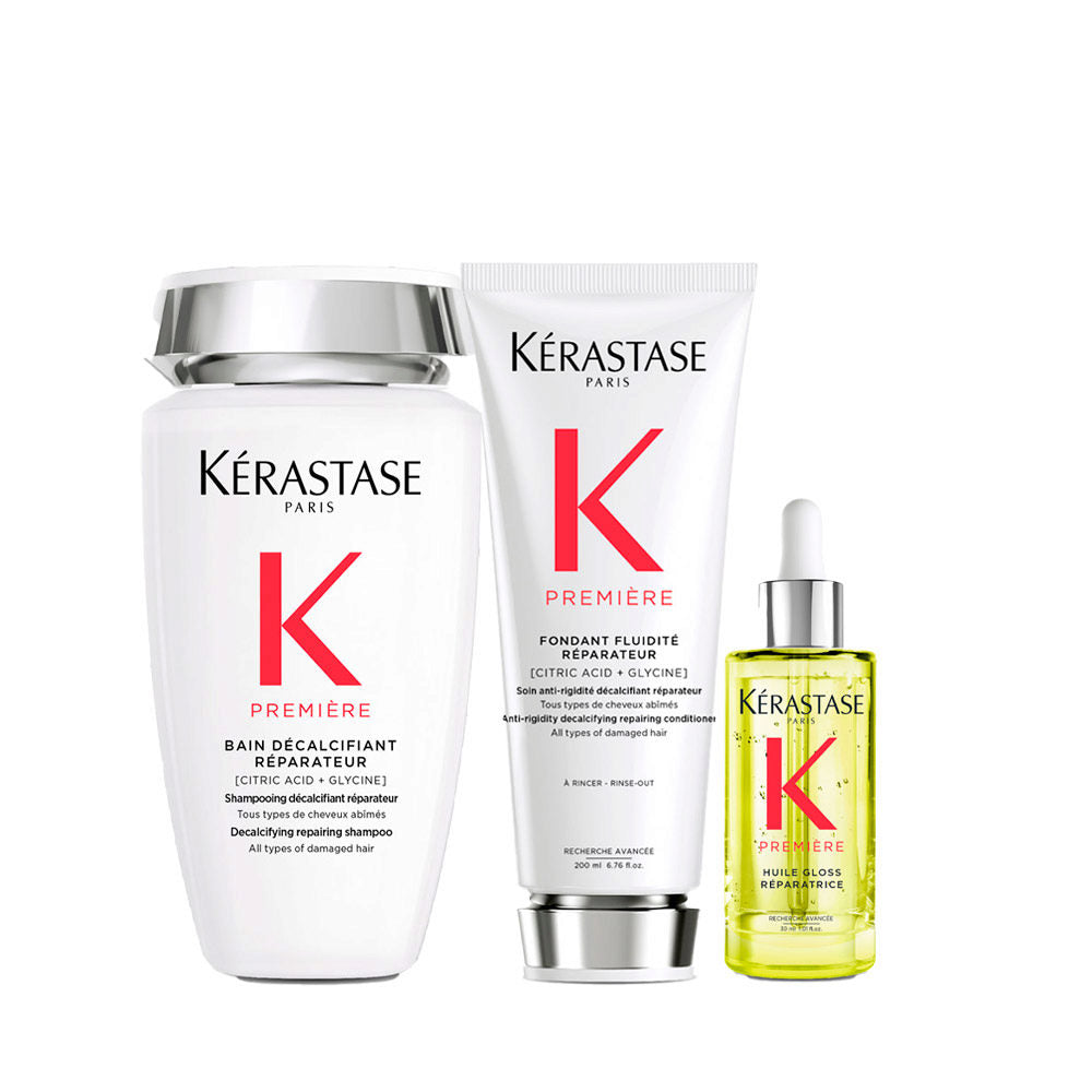 Kerastase Première: Bain, Fluidité, Huile - Capelli Decalcificati e Riparati