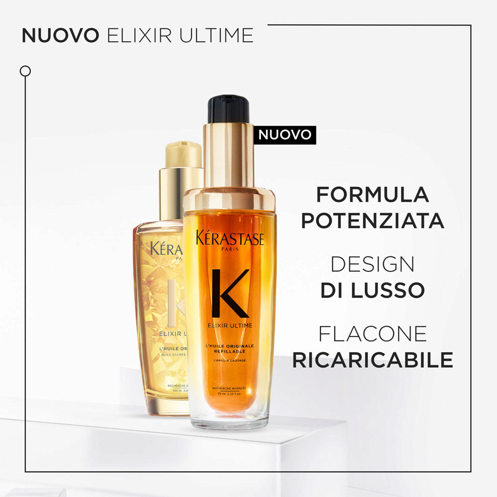 Kerastase Elixir Ultime: Olio Idratante e Anti-Crespo per Capelli Brillanti