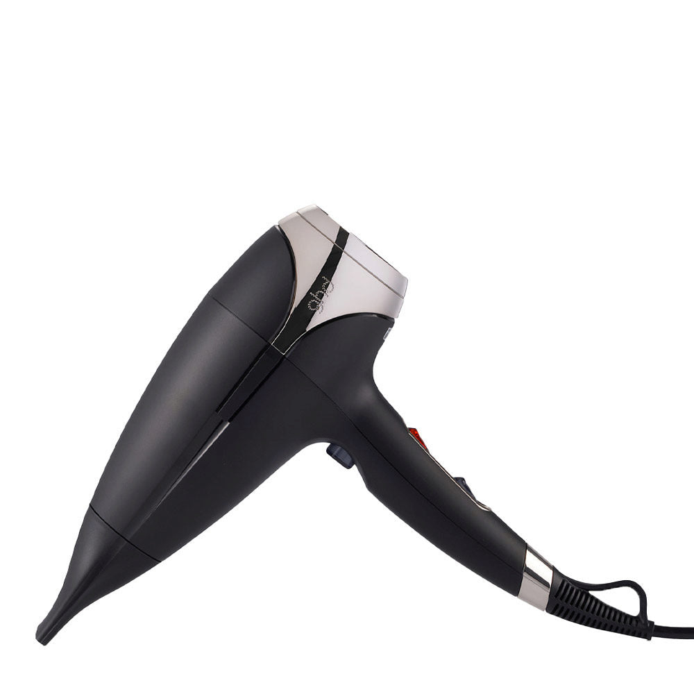 ghd Helios Asciugacapelli Professionale Nero: Asciugatura Rapida, Lucentezza Ottimale