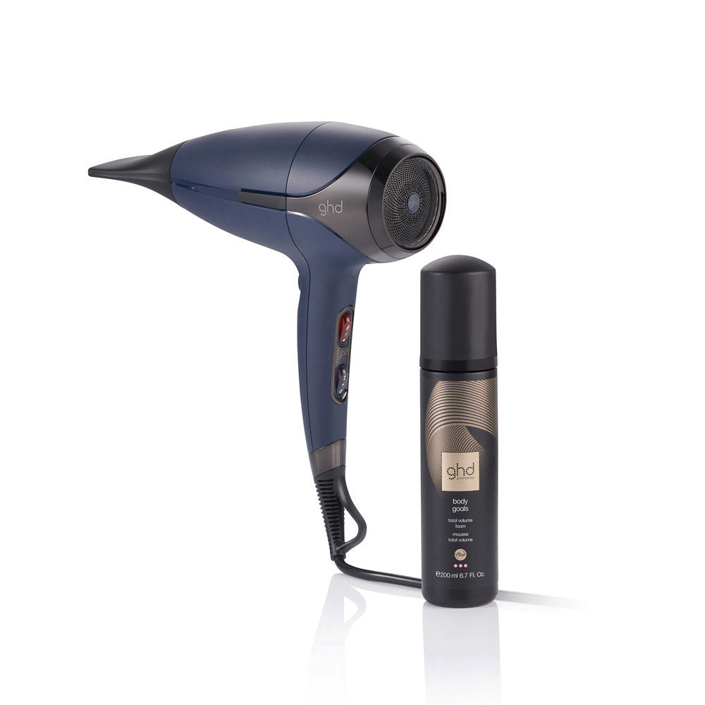 Ghd Helios Navy Asciugacapelli Blu Professionale ad Asciugatura Rapida