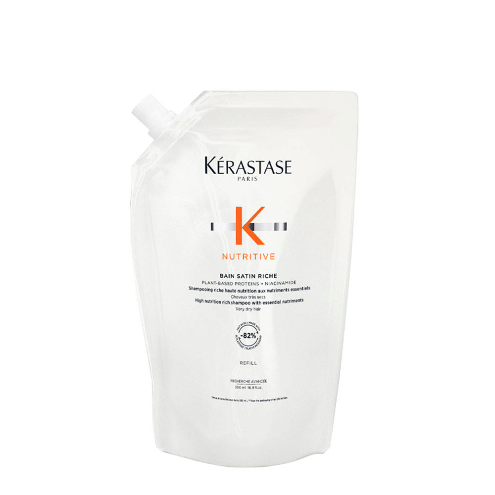 Kerastase Nutritive Bain Riche Refill 500ml Eco-Ricarica Shampoo Nutriente