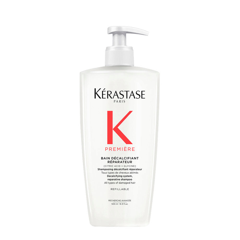 Kérastase Première Bain: Shampoo Ristrutturante Decalcificante per Capelli Danneggiati, 500ml
