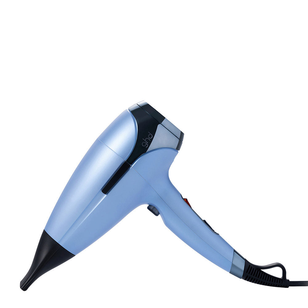 Ghd Helios Iced Luxe: Asciugatura Professionale con Design Blu Ghiaccio