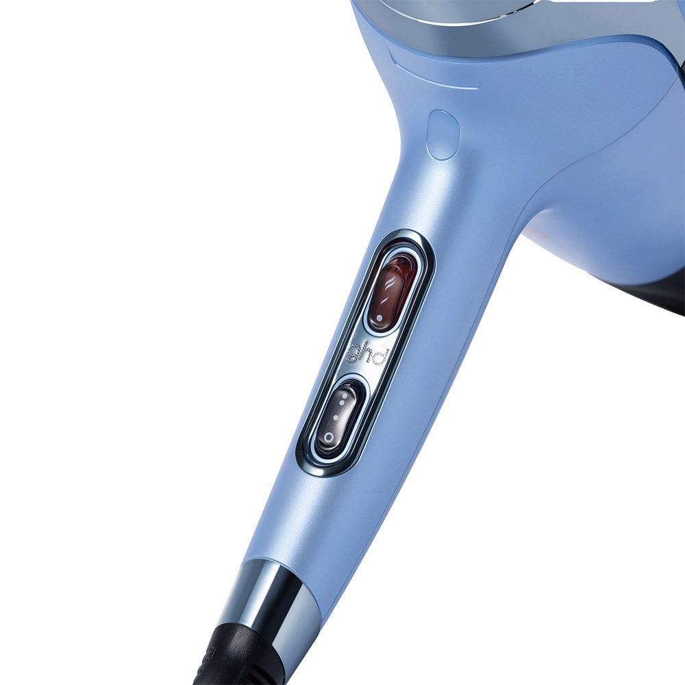 Ghd Helios Iced Luxe: Asciugatura Professionale con Design Blu Ghiaccio
