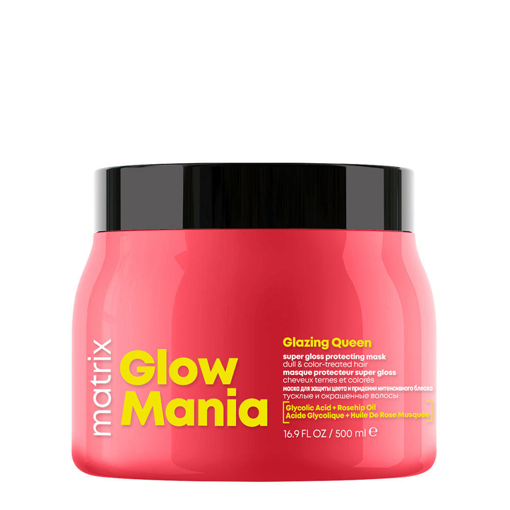 Matrix Glow Mania Maschera Capelli: Acido Glicolico e Olio di Rosa Canina