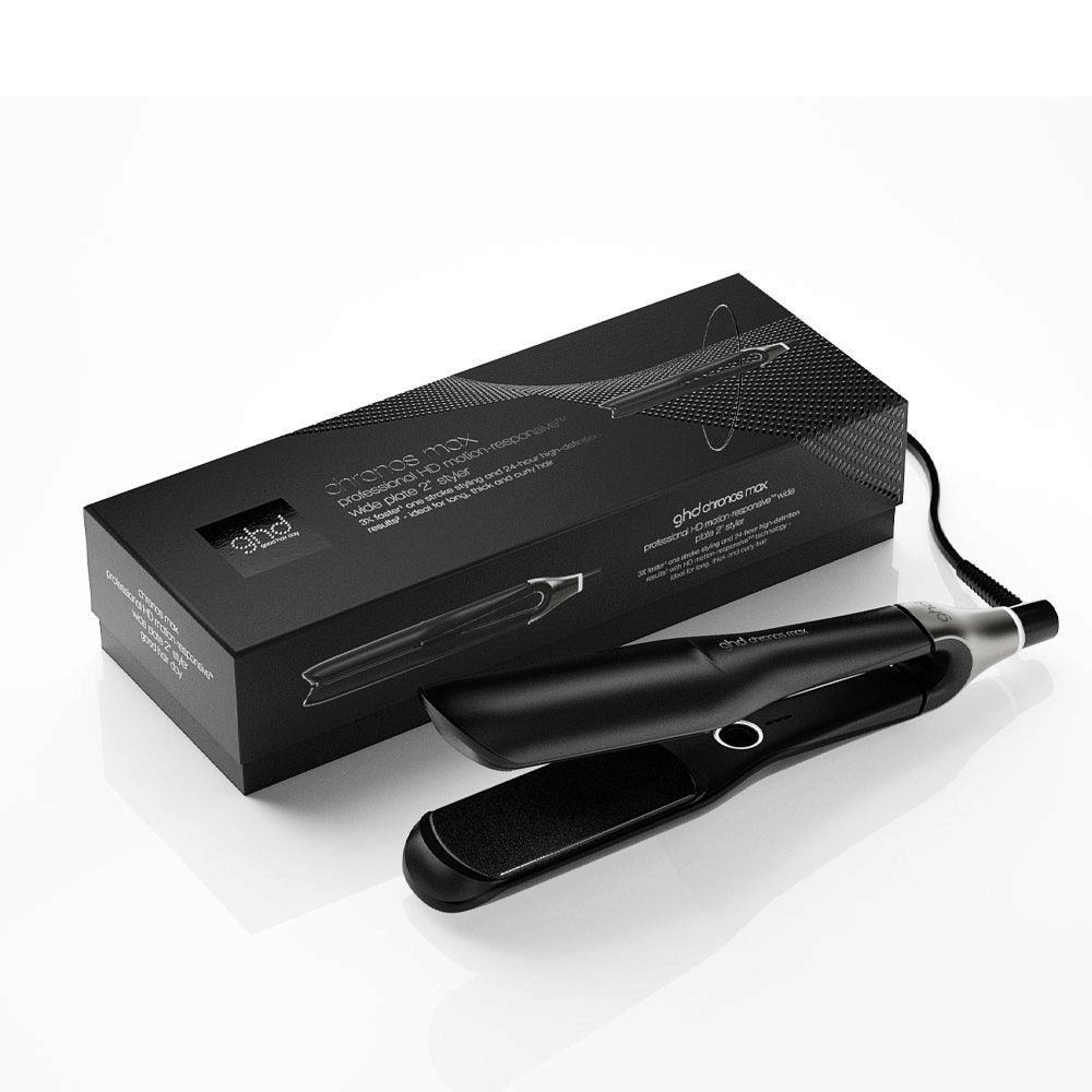 Ghd Chronos Max Black: Piastra professionale per capelli spessi e lunghi
