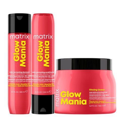 Matrix Haircare Glow Mania Duo Shampoo e Balsamo per Capelli Colorati