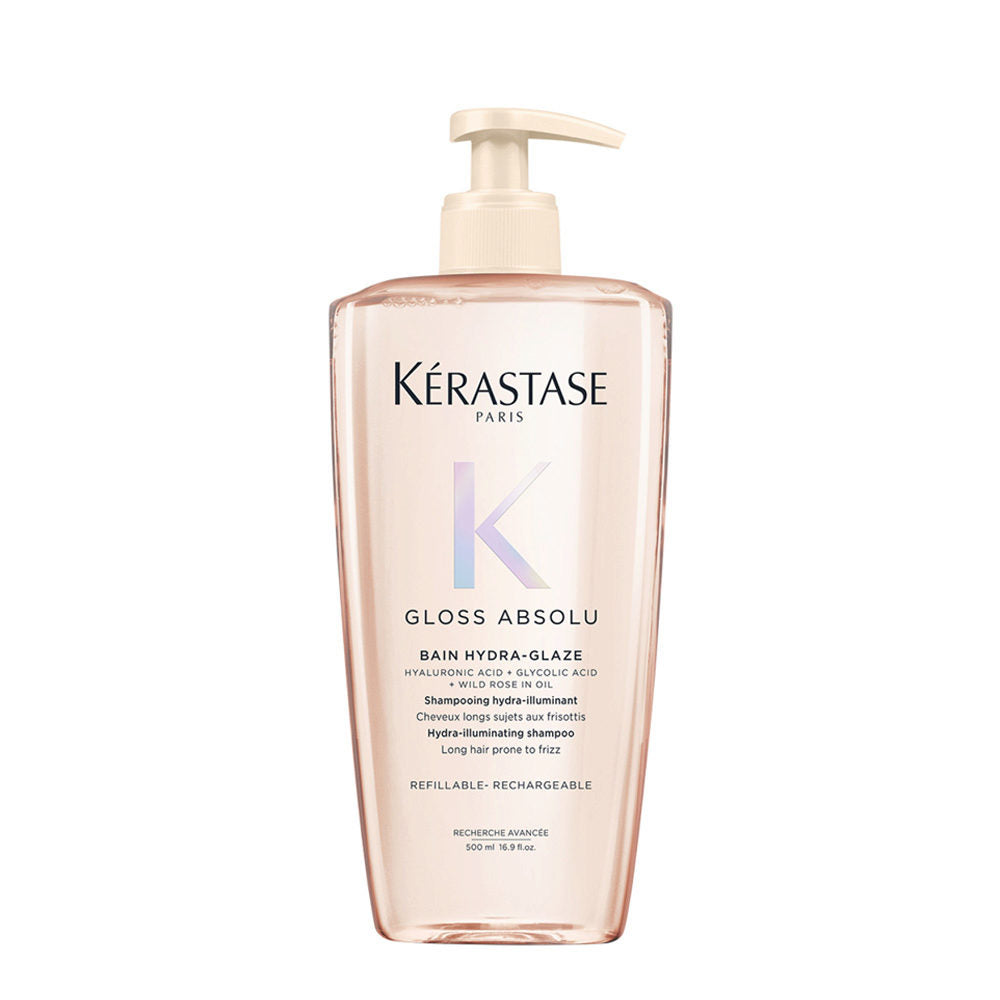 Kerastase Gloss Absolu Shampoo 500ml Illuminante Anticrespo Capelli Brillanti