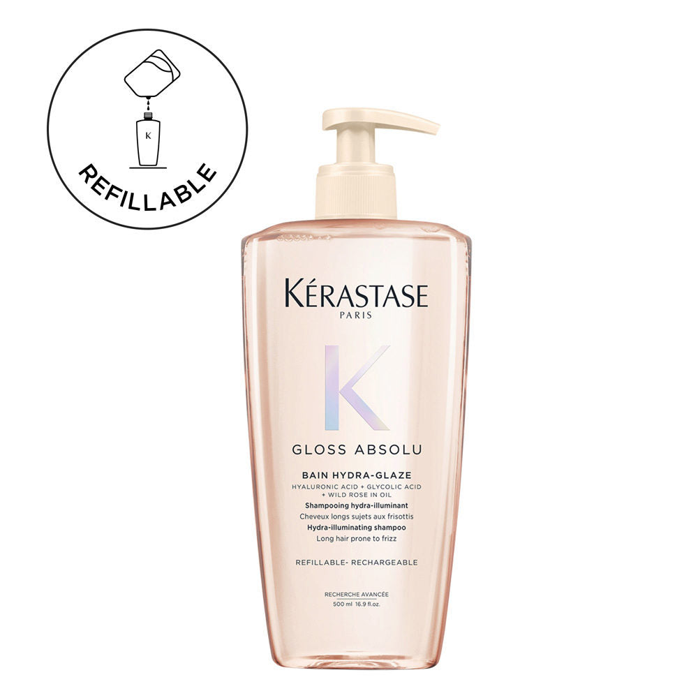 Kerastase Gloss Absolu Shampoo 500ml Illuminante Anticrespo Capelli Brillanti