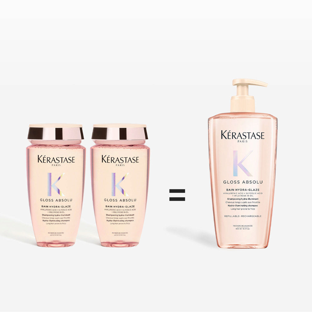 Kerastase Gloss Absolu Shampoo 500ml Illuminante Anticrespo Capelli Brillanti
