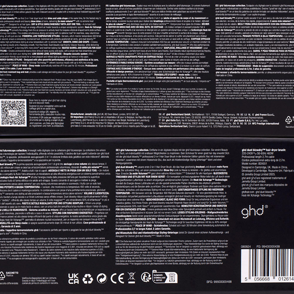 Ghd Duet Blowdry Futurescape Galactic Lilac: Asciugatura e Styling 2-in-1