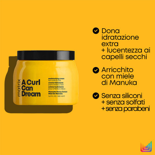 Matrix A Curl Can Dream Cream: Definizione, Nutrimento Capelli Ricci