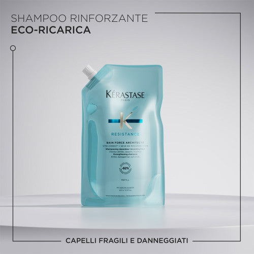 Kerastase Résistance Bain Force Architecte Refill 500ml Shampoo Rinforzante