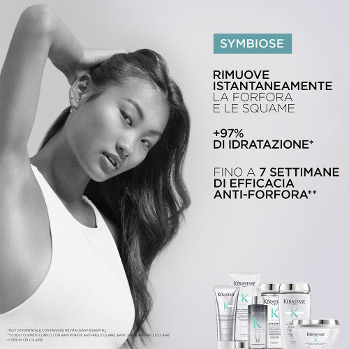 Kerastase Symbiose Bain Crème Shampoo Antiforfora Idratante 250ml Capelli Secchi