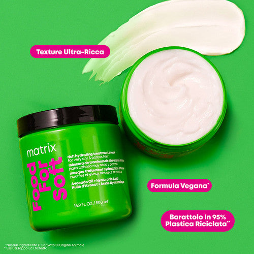 Matrix Food For Soft Maschera Idratante Capelli Secchi 500ml