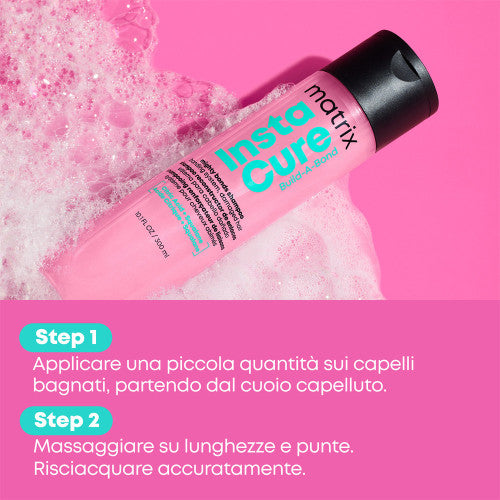 Matrix Instacure Shampoo Rinforzante per Capelli Danneggiati con Acido Citrico