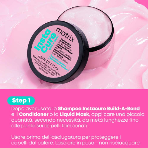 Matrix Instacure Build-A-Bond Leave-In Balm 75ml - Termoprotettore