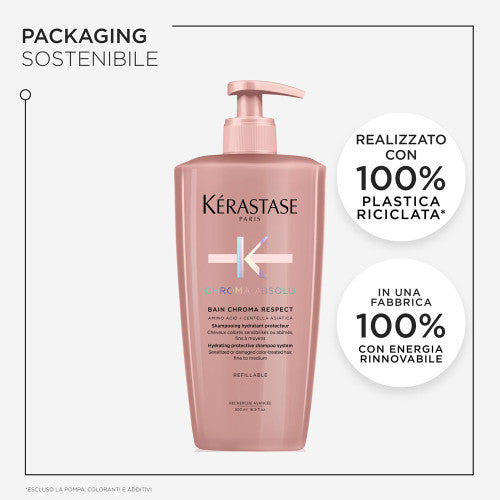 Kerastase Chroma Absolu Bain Respect Shampoo - Protezione Colore Capelli