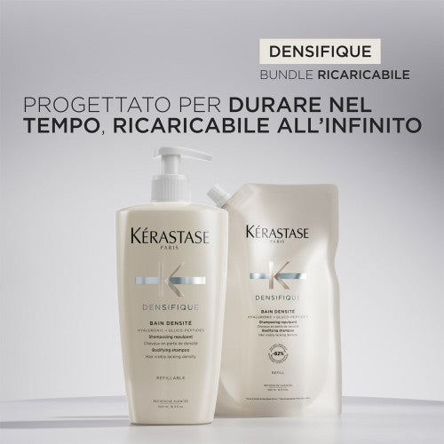 Kerastase Densifique Bain Densitè Shampoo 500ml per Capelli Diradati