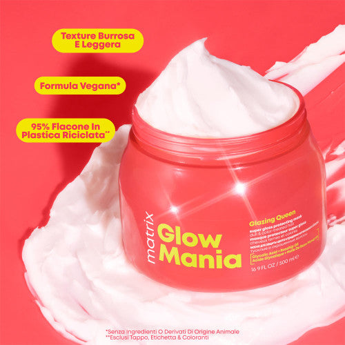 Matrix Glow Mania Maschera Capelli: Acido Glicolico e Olio di Rosa Canina