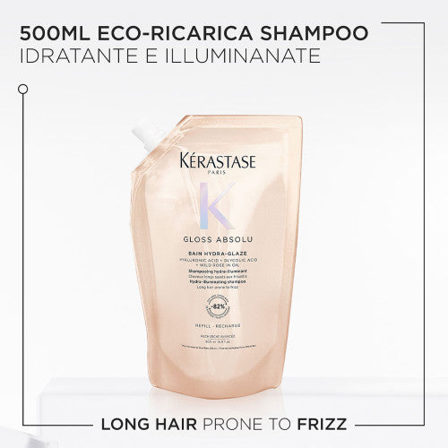 Kérastase Gloss Absolu Bain Hydra Glaze Eco-Refill Shampoo Illuminante