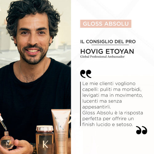 Kérastase Gloss Absolu Bain Eco-Refill 500ml Shampoo Illuminante Anticrespo