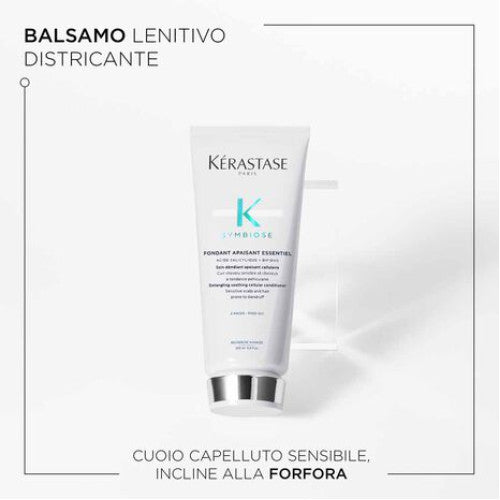 Kerastase Symbiose Shampoo, Balsamo e Maschera Antiforfora per Cute Grassa